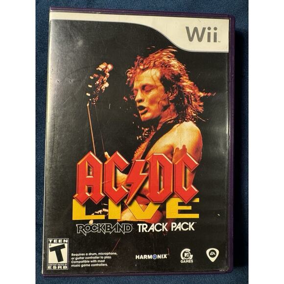 Nintendo Other - -GAME WII Game AC/DC Live: Rock Band Track Pack (Nintendo Wii, 2008)